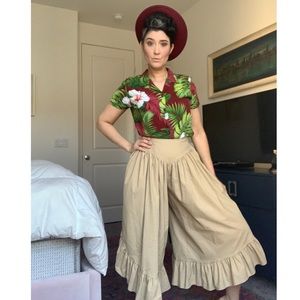 Vintage 80s skirt pants